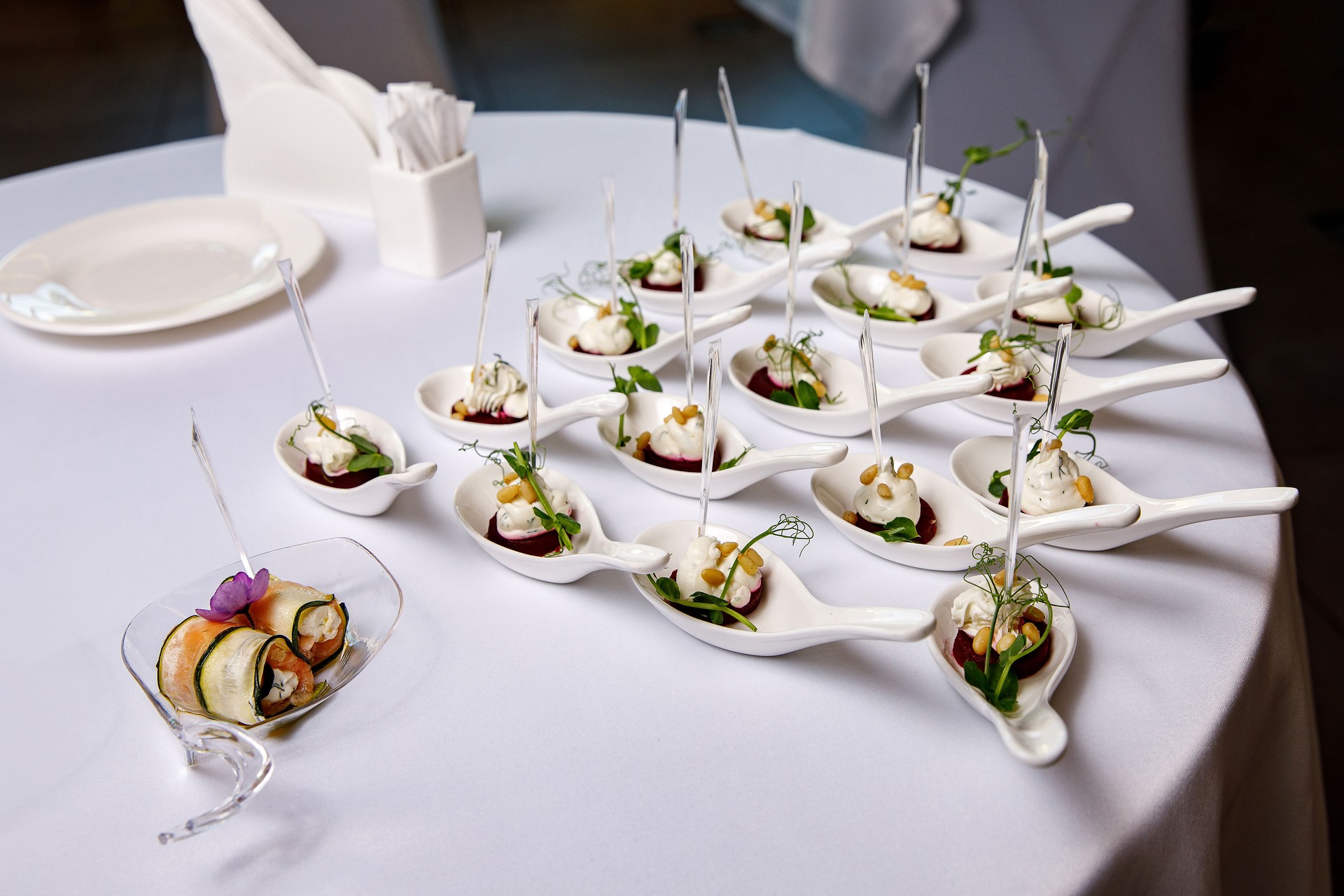 appetizer on event catering